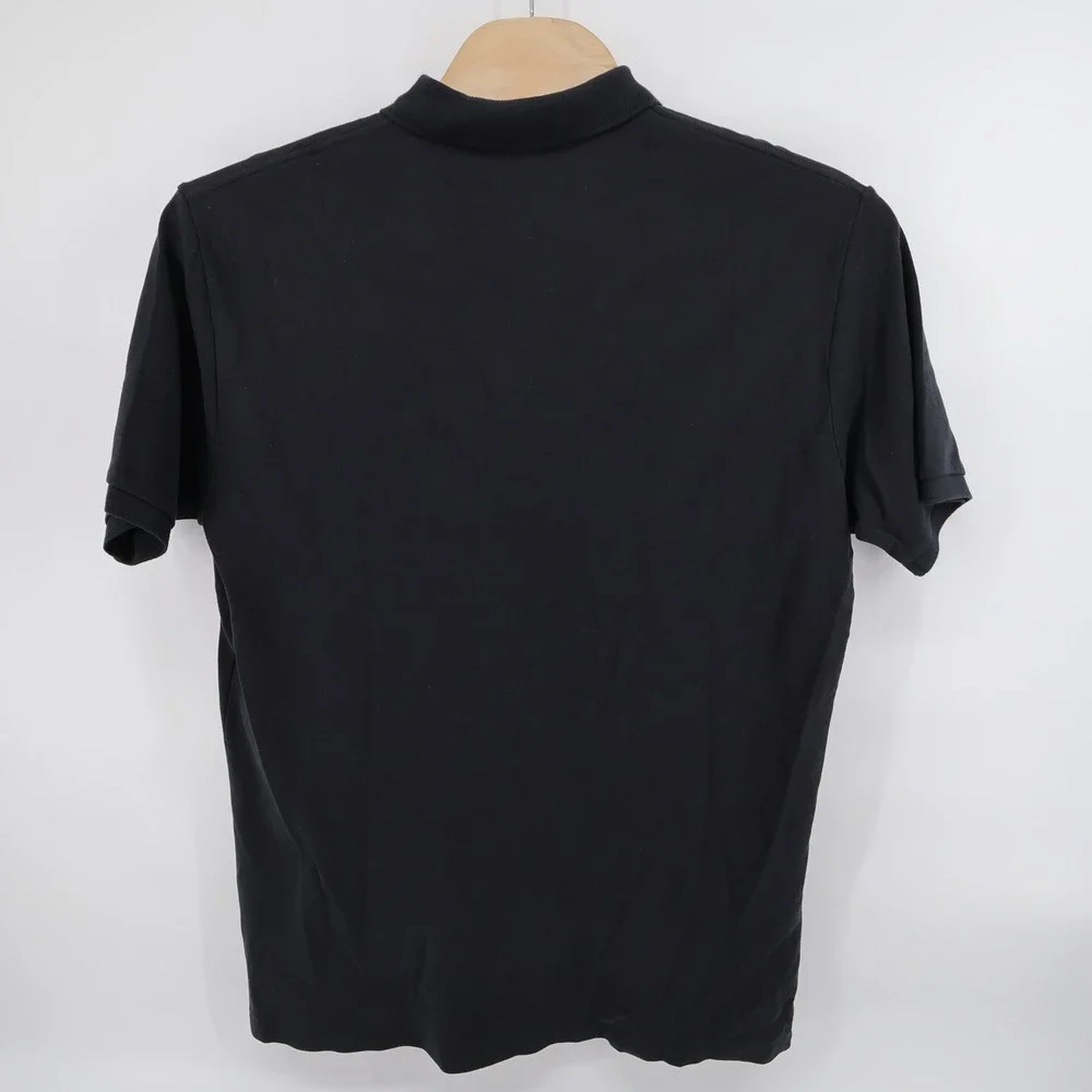 Polo Ralph Lauren Embroidered Pony Polo Shirt Black Short Sleeve Mens XL‎